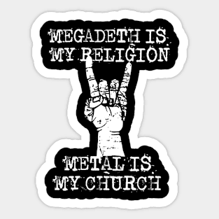 mega is my religion Sticker